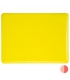 Verre BULLSEYE jaune canari opalescent - single rolled - vue