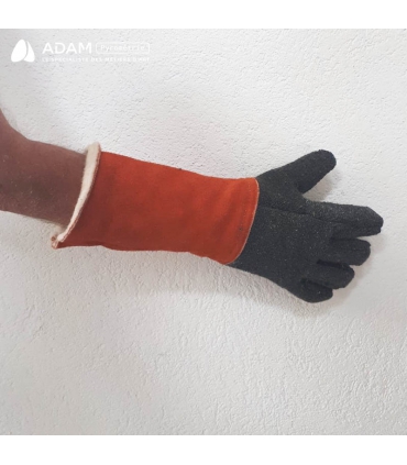 Gants pour raku - Gants cuir et aluminium